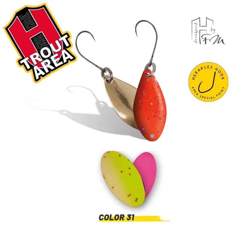 Goedkoop Herakles Area Spoon Spike 1.0g Color 31 támolygó villantó