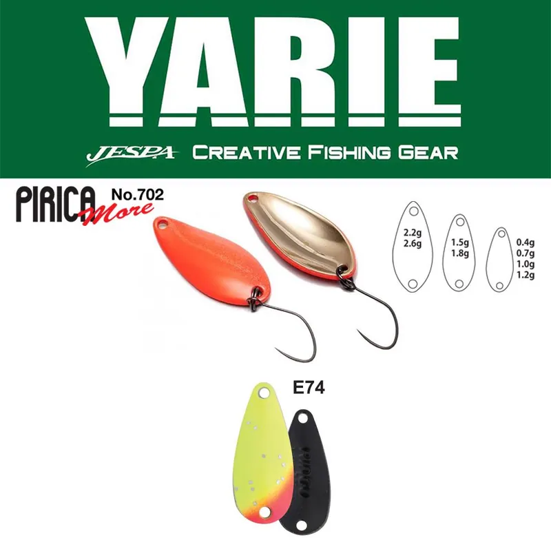 Yarie Jespa Yarie 702 Pirica More 2.2g E74 Lemon Squash támolygó villantó Voordeelprijs
