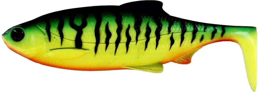 WESTIN Ricky the Roach Shadtail 7cm 6g Firetiger 2pcs gumihal Weekendaanbieding
