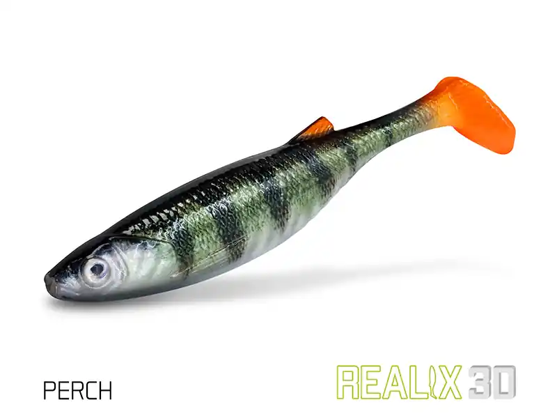 DuoPACK BOX Delphin Realix 3D / 6 x 2 db (13cm / Perch) gumihal Exclusieve Aanbieding