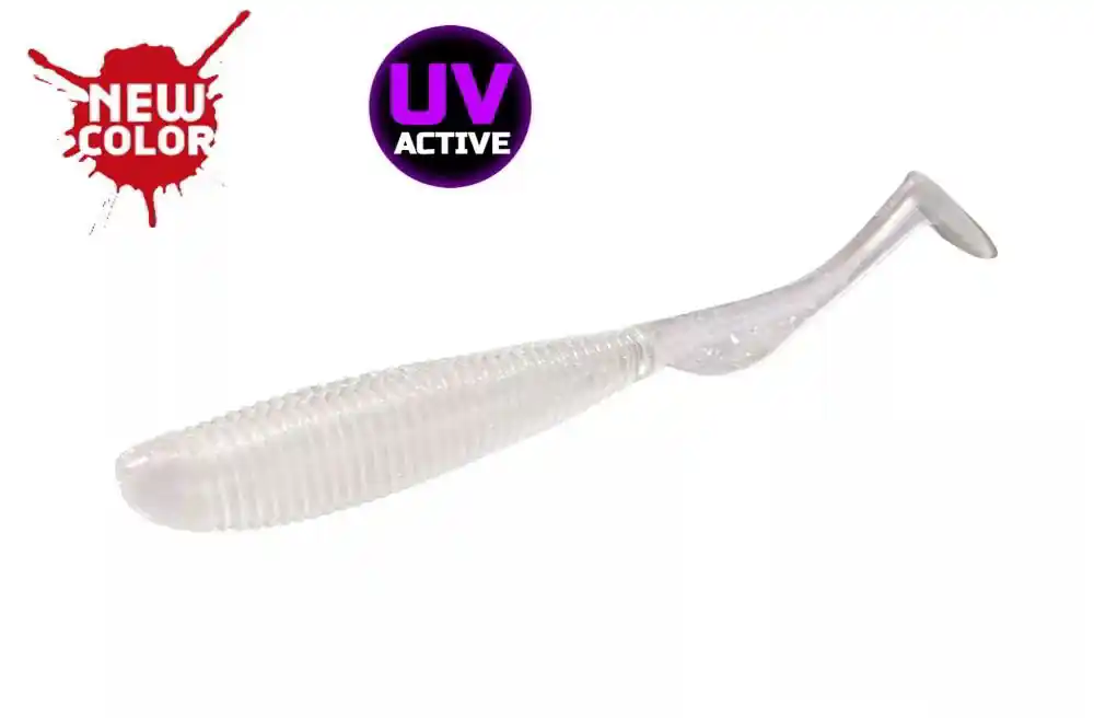 Bestseller Molix RA Shad 4.5" 626 UV Tournament Trans Pearl gumihal