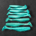 Beste Prijs Alpha Tackle Paddleworm Blue Crystal / 7cm / 1db
