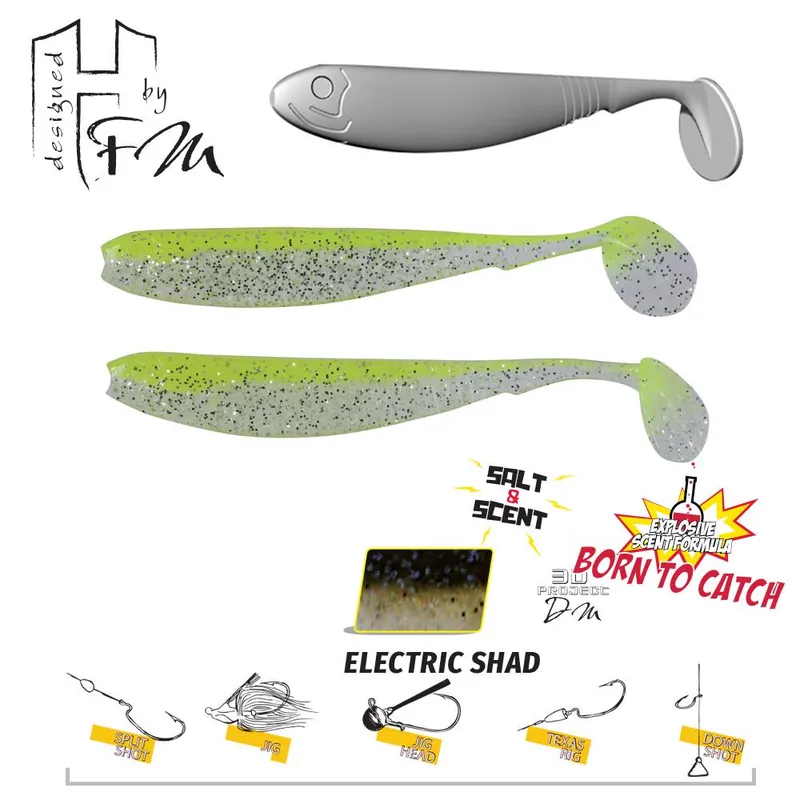 Benjo R 3.6" 9cm Electric Herakles gumihal Lage Prijs