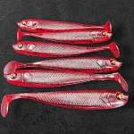 Actieprijs Alpha Tackle Sardine Red Wine fekete csillámokkal / 10cm