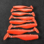 Alpha Tackle Paddleworm Fluo Pink/ 7cm / 1db Populair