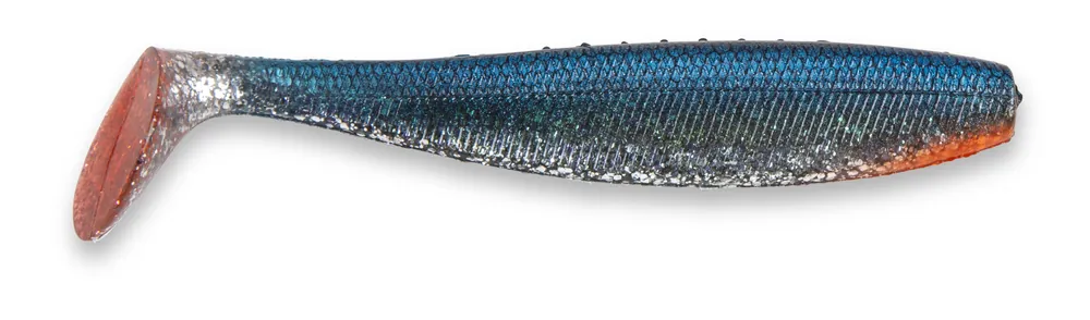 Aanbieding IRON CLAW Just Shad DHE Dark Herring UV 18cm gumihal