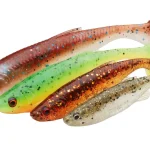 Veilige Betaling Savage Gear FAT MINNOW T-TAIL B 9CM 7G GPY 45PCS