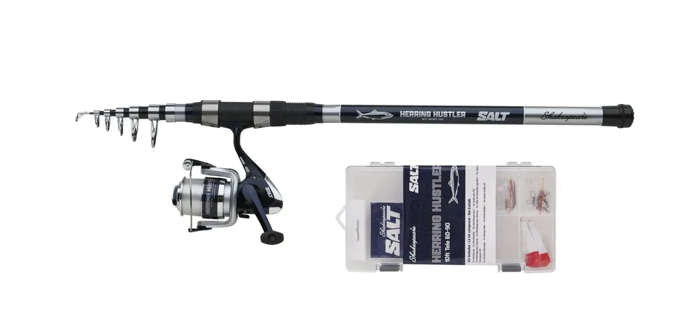 Actieprijs Shakespeare SALT Herring Hustler 10ft 90g Tele CMB pergető szett