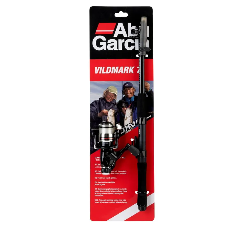Abu Garcia Cardinal Combo Vildmark 9ft Tele pergető szett Laatste Versie