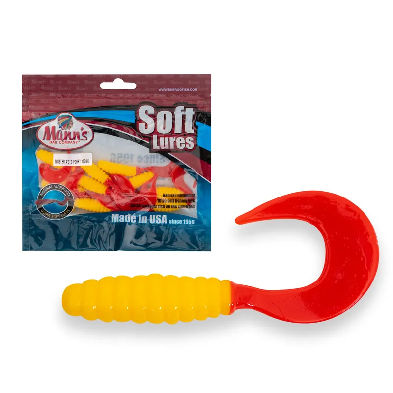 Mann‘s Twister 4‘ Ctg Fchft 10db/csomag gumihal Meest Verkocht