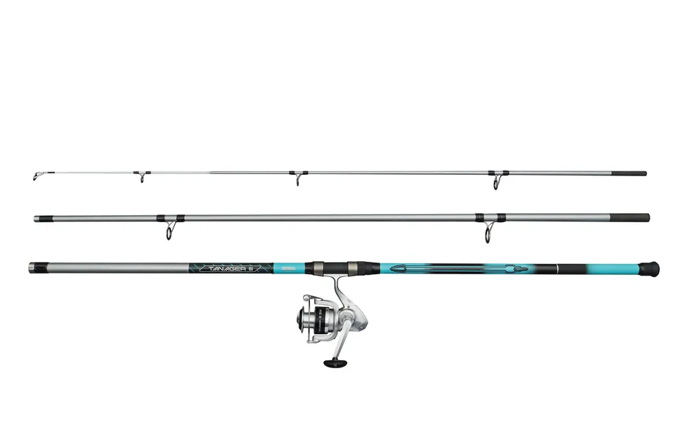 Koop Vandaag Mitchell TANAGER 3 SW 423 100/250 Surf CMB pergető szett