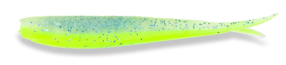 Express Levering Iron Claw Moby V-Tail 2.0 MM UV / 12cm gumihal
