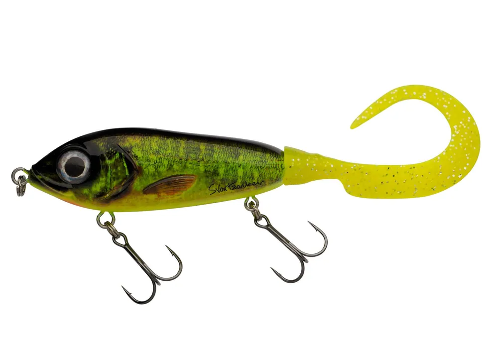 Abu Garcia Svartzonker SVZ McMy Tail 20cm 83g Real Hot Pike hibrid wobbler Weekendaanbieding