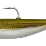 Aanbieding Savage Gear SAVAGE MINNOW 12.5CM 35G S KHAKI 2P1 gumihal
