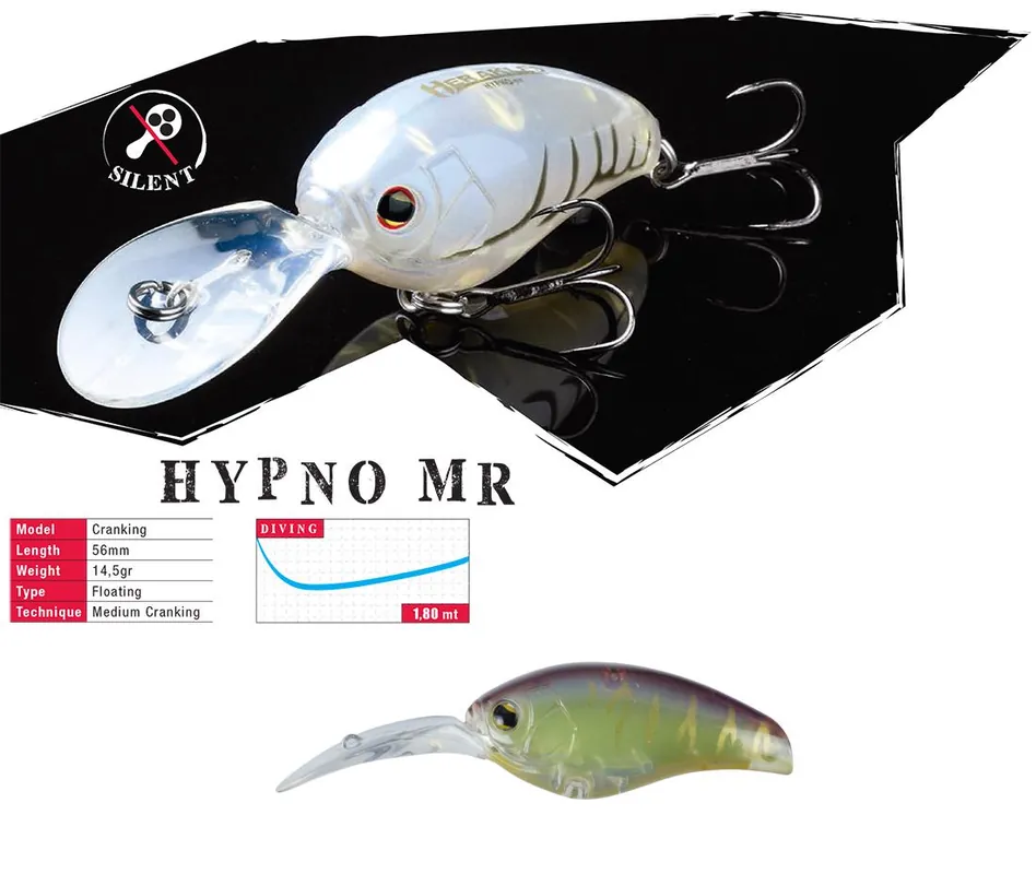 Beperkt Aanbod Herakles Hypno-Mr F 5.6cm 14.5g Levander Tiger crank