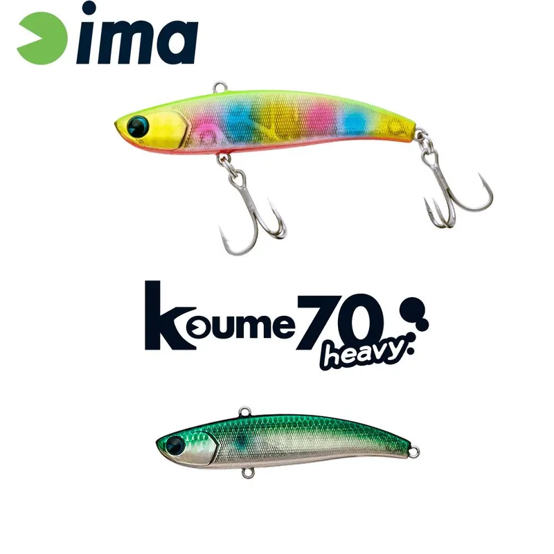 Veilige Betaling Ima Koume Vibration 70 Heavy 70mm 18g 120 Gold Mullet wobbler