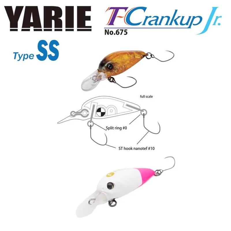 Gereduceerde Prijs Yarie Jespa Yarie 675 T-Crankup Jr Type Ss 28mm 2.1g C25 Siro Pino