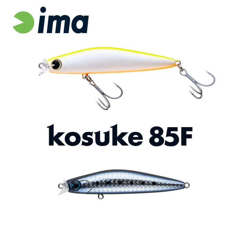 Ima Kosuke 85F 85mm 11.5g 012 Black Black wobbler Tijdelijk Beschikbaar