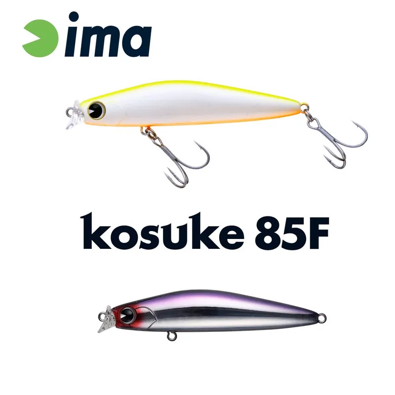 Weekendaanbieding Ima Kosuke 85F 85mm 11.5g 020moon Night Shadow wobbler