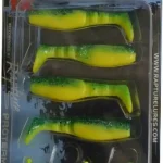 Rapture Slugger Shad Set 75 Yellow / Blue 4+2db/csg, műcsali szett Gereduceerde Prijs