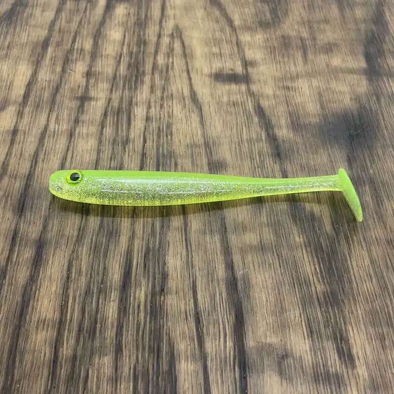 Just Fish Baits Kitara SR Fluo Ghost 3D szemmel 14cm gumihal Gecertificeerd