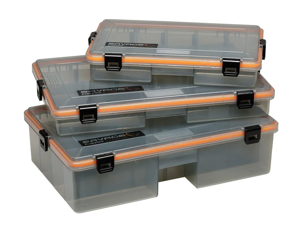 Savage Gear WP LUREBOX 5B SMOKE 35.5X23X5CM műcsalis doboz Finale Uitverkoop