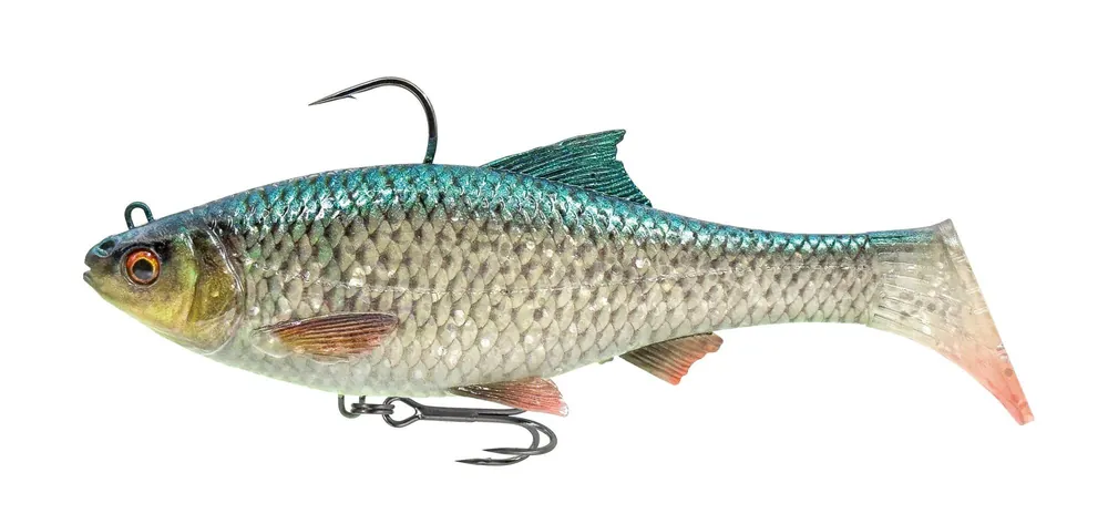 Savage Gear 3D Roach RTF FS 12CM/34G GREEN SILVER gumihal Aanbieding