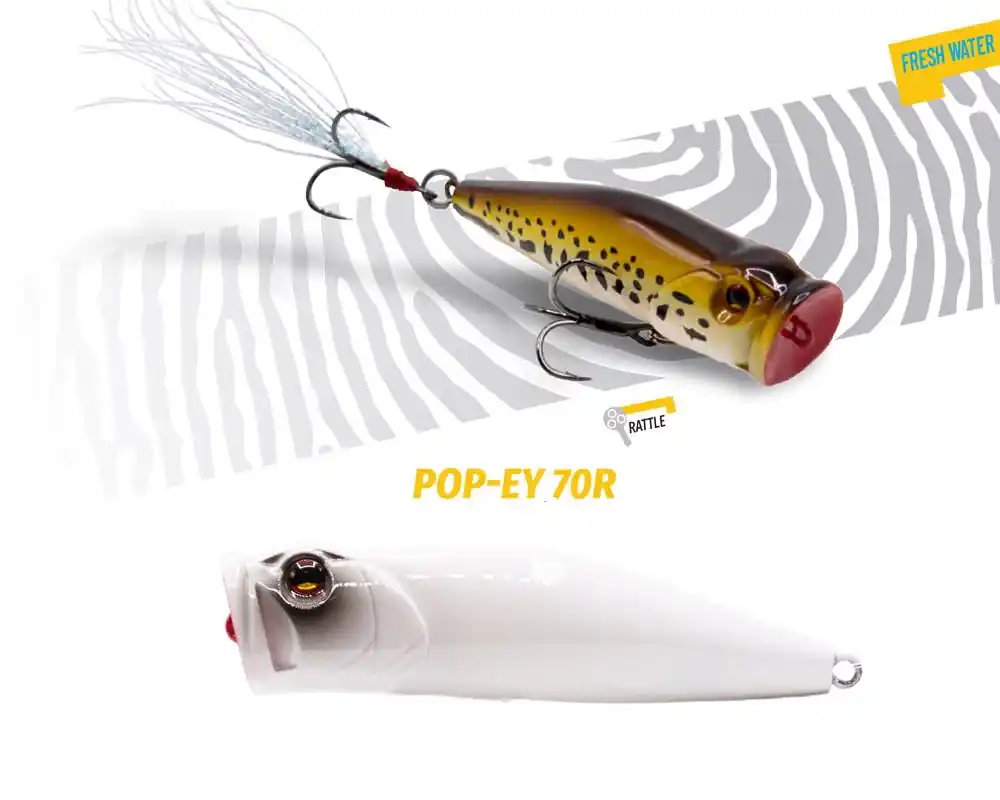 Laatste Versie Herakles Popper Pop-Ey 70 R 7cm 19.5g Bandit