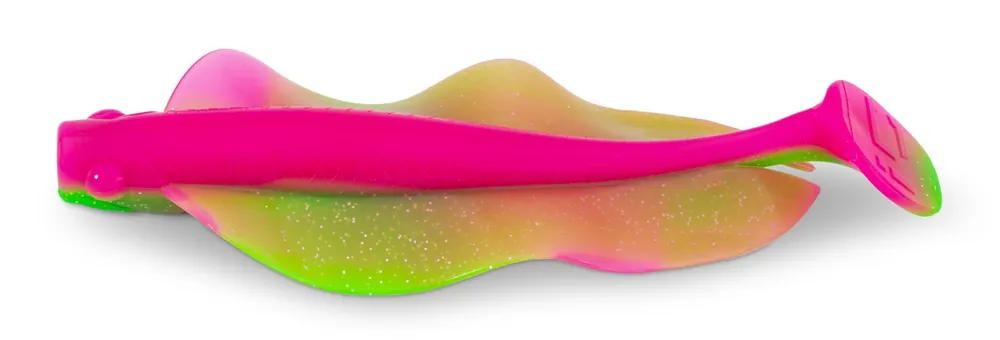 Gereduceerde Prijs IRON CLAW Barsch & Zander Wave Glider WML 13cm / 4db gumihal
