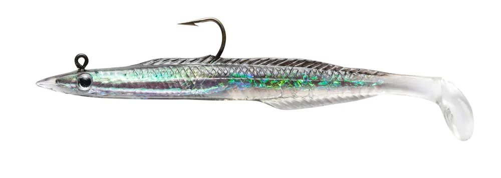 Uitverkoop Berkley PowerBait mounted sandeels 12cm black gumihal
