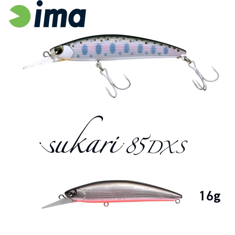 Superprijs Ima Sukari 85Dxs 83mm 16g 003 Silver Back wobbler
