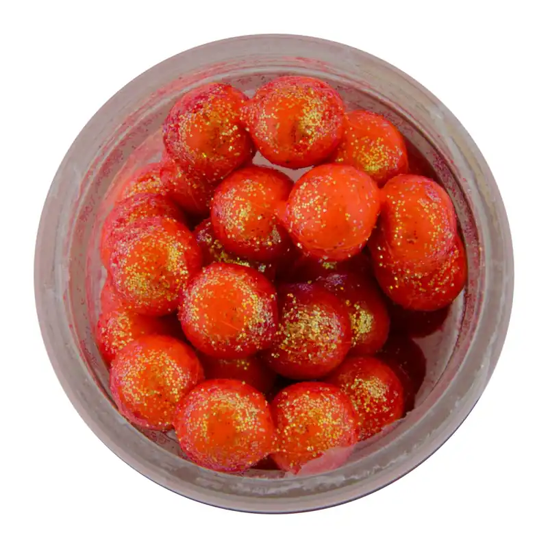 Direct Beschikbaar Berkley PowerBait FEFOSC EGGS FLOR ORG/SC FLOAT 32 gumihal