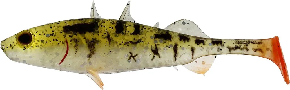 Aanbieding WESTIN Stanley the Stickleback Shadtail 9cm 7g - Pearl Stickleback 6db/cs
