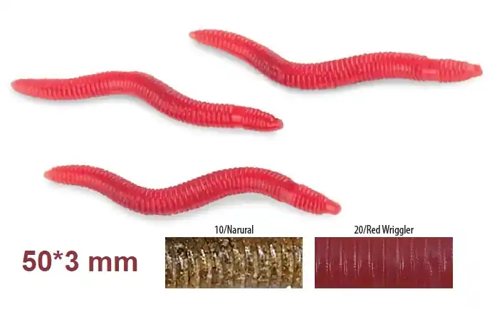 Alleen Vandaag Trabucco Slurp Bait Earthworm Red Wiggler 35 db giliszta Imitáció