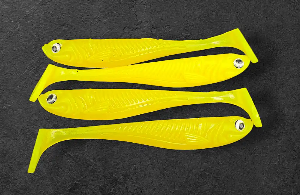 Speciale Aanbieding Alpha Tackle Avci Fluo sárga / 9cm
