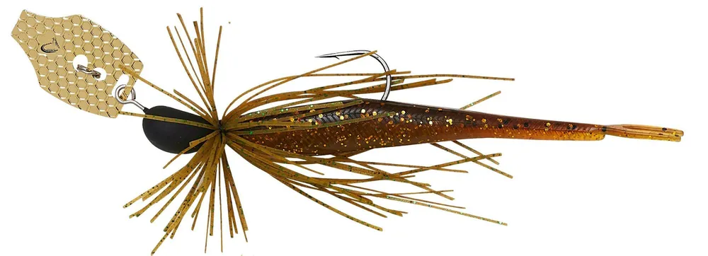 Savage Gear CRAZY SWIM JIG 12.5cm 14.5G SINKING MOTOR OIL gumihal Op = Op