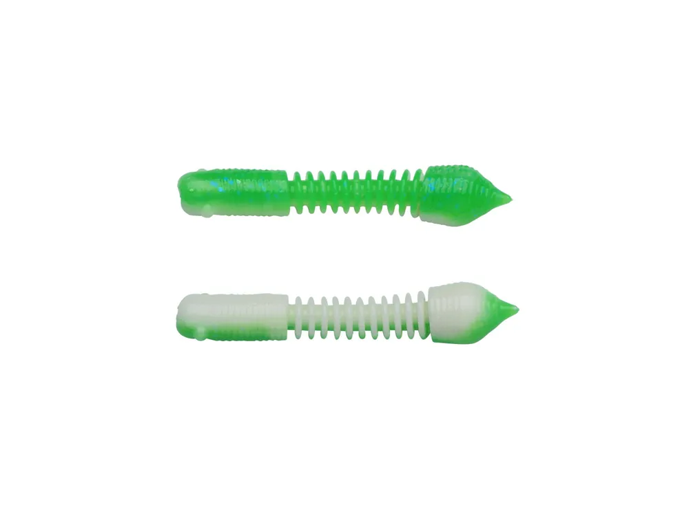 Finale Uitverkoop Berkley PowerBait PWRBT PWR Pillar 40mmSprng Grn/White gumihal