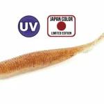 Shop Nu Molix RA Shad 2.5" / 147 - UV Orange / Red Gold Flake gumihal