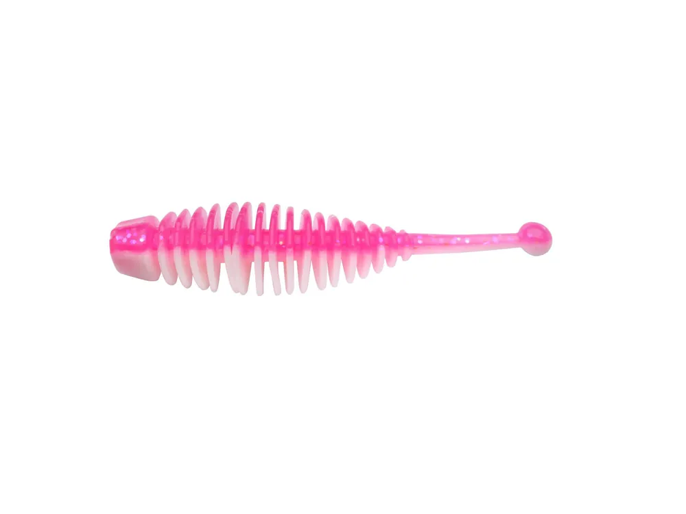 Berkley PowerBait PWRBT PWR Naiad 70mm Pink/White gumihal Superprijs