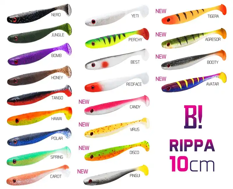 Delphin BOMB! Gumihal Rippa / 5db (10cm/REDFACE) Alleen Vandaag
