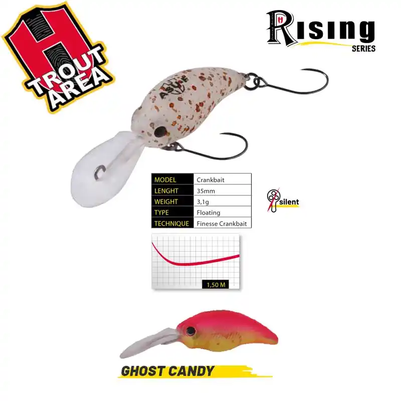 Herakles Asu 35F 3.5cm 3.1g Gost Candy crank Beperkt Aanbod