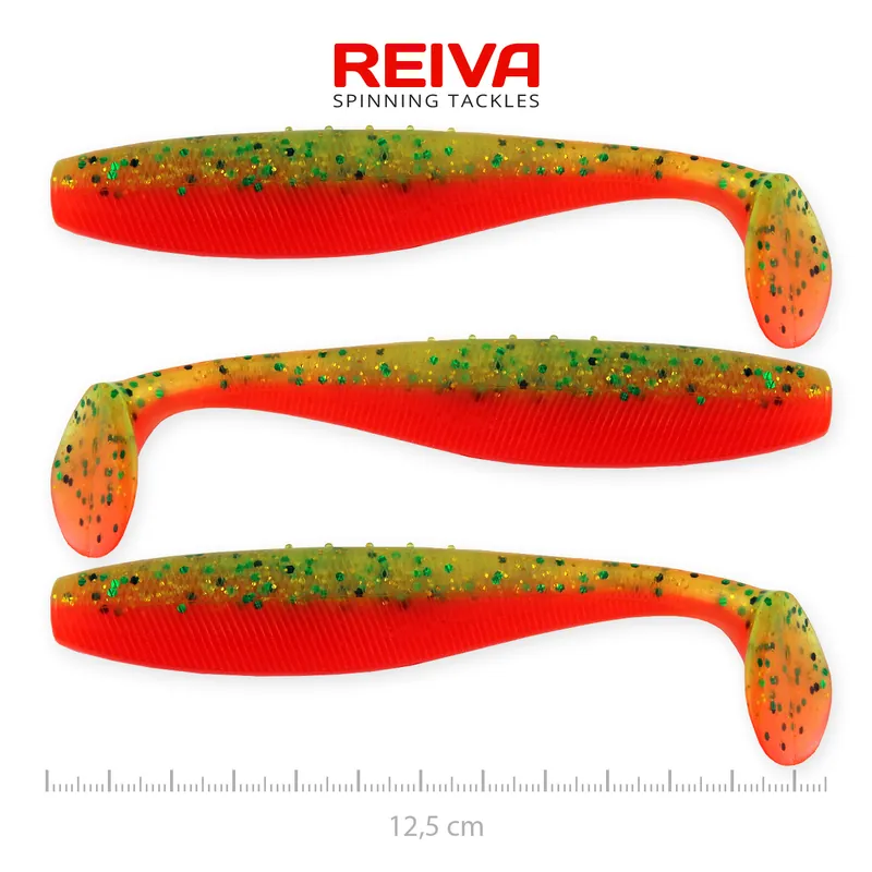 Op = Op Reiva Flat Minnow shad 12,5cm 3db/cs (Crazy Tomato)