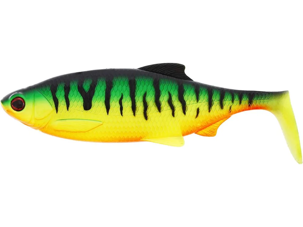 WESTIN Ricky the Roach Shadtail 10cm 14g Firetiger 2pcs Lage Prijs