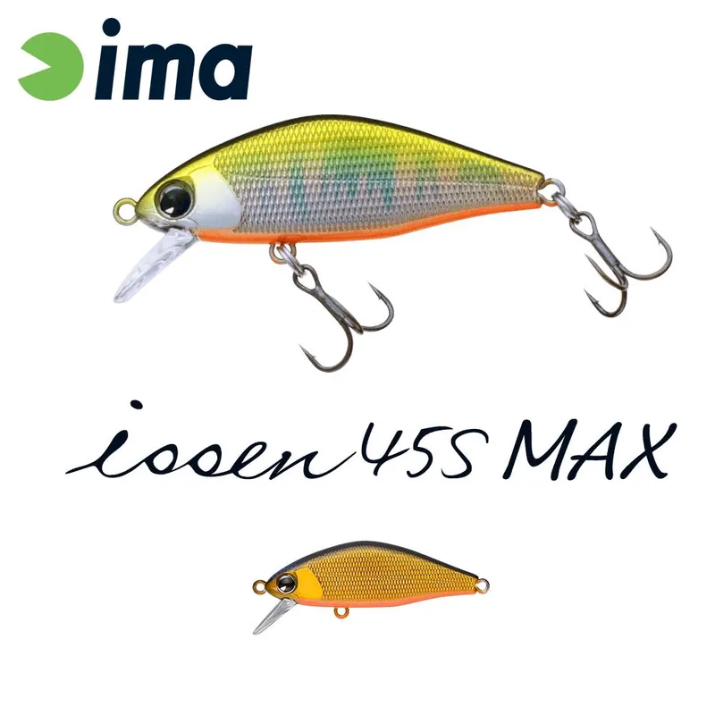 Ima Issen 45S Max 45mm 4g 002 Gold Black wobbler Veilige Betaling