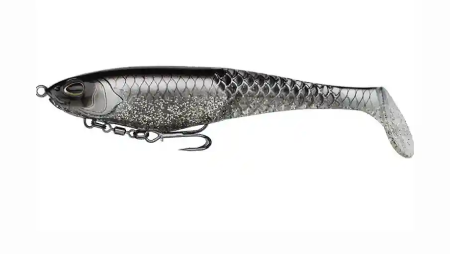 Berkley CULLSHAD 15CM/34G SHALLOW BLACK GHOST gumihal Goedkoop