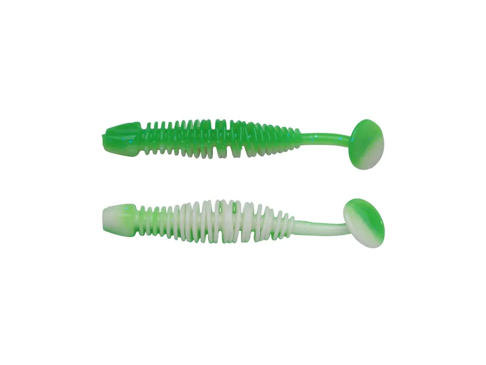Voordeelprijs Berkley PowerBait PWRBT PWR Leech 50mmSprng Grn/White gumihal