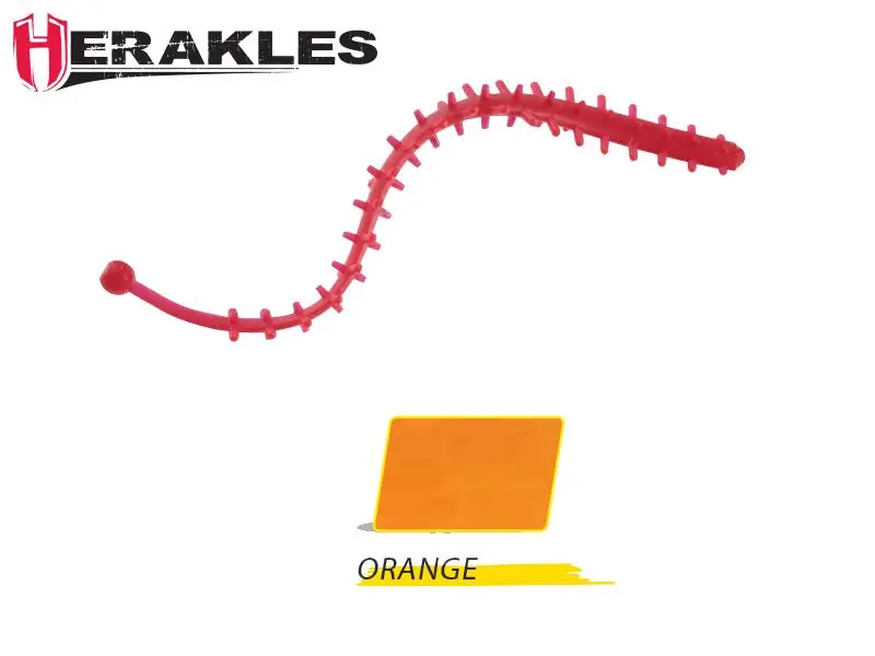 Herakles Tremors Worm 6.8cm Orange gumigiliszta Laatste Versie