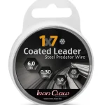 Actieprijs IRON CLAW 1x7 Coated Leader black bevonatos acél előkezsinór / 0,42mm/ 15kg / 5m