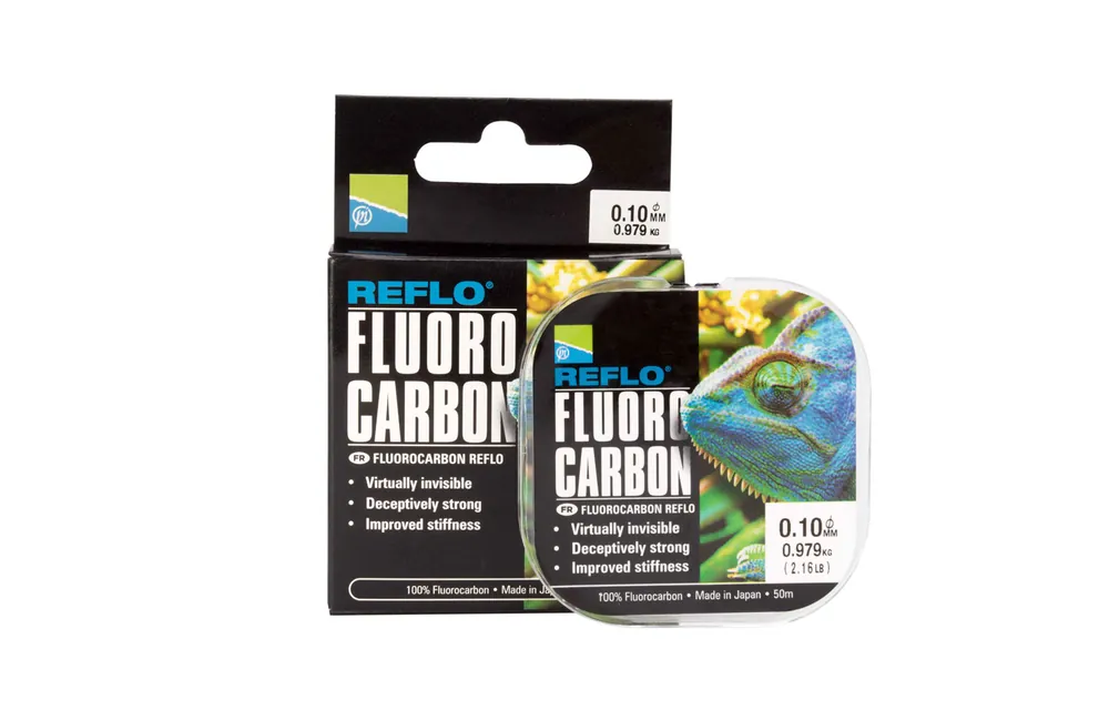 Express Levering Preston Reflo Fluorocarbon - 0.08mm előkezsinór