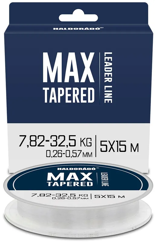 Betaalbaar Haldorádó MAX TAPERED Leader 5x15 m - 0,26-0,57 mm dobóelőke